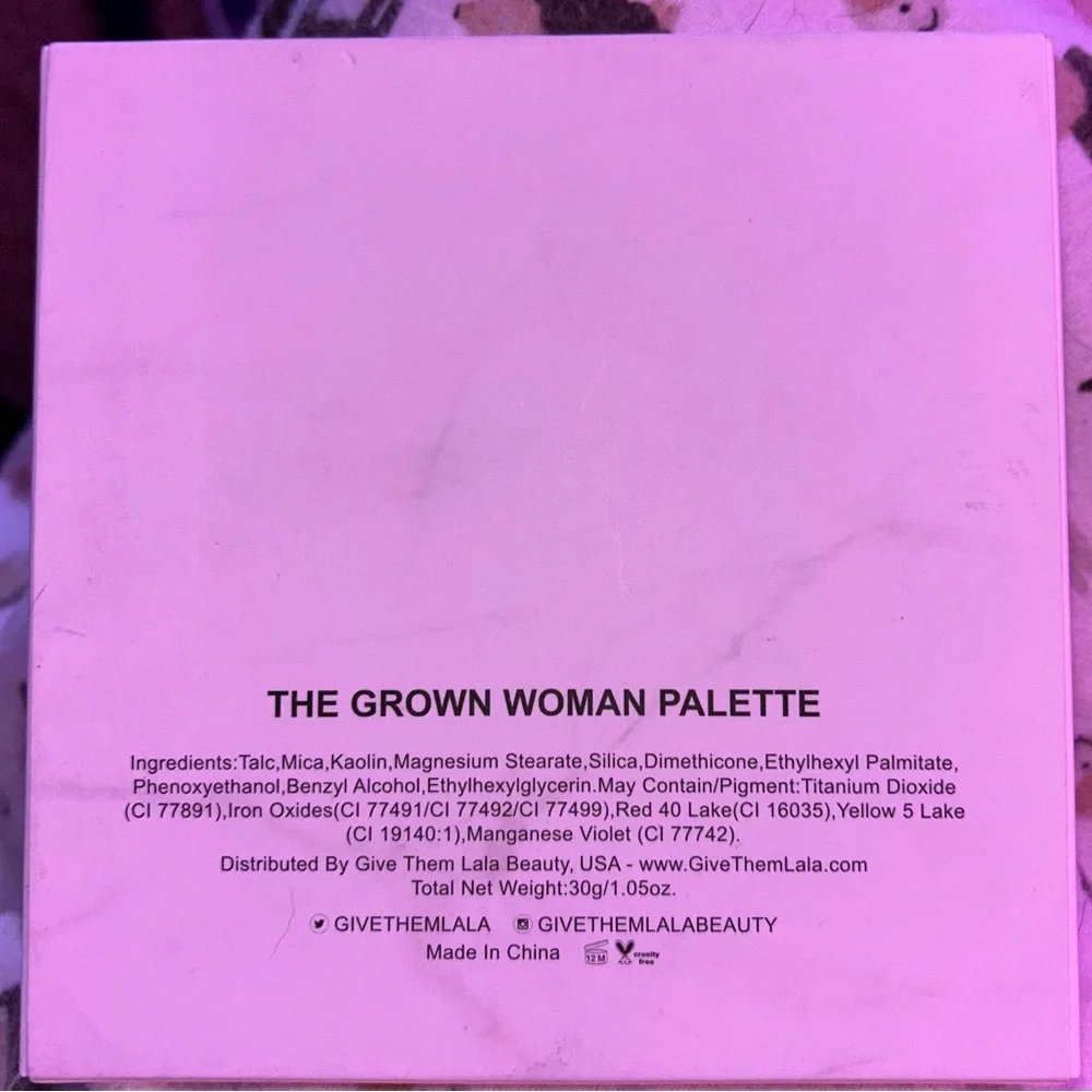 #GiveThemLala The Grown Woman Eyeshadow Palette - Warm Neutrals & Coral